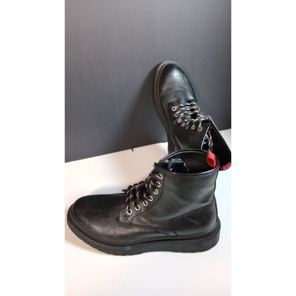 Guess USA Mens Black Combat Boot GM Citizen Size 9